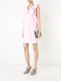 ruffled mini dress