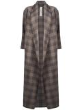 glen plaid cardi-coat