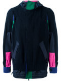 deconstructed hooded jacket