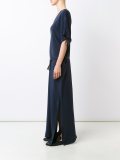 v-neck long dress