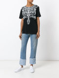 snake print T-shirt