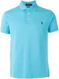 embroidered logo polo shirt 