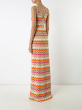 striped maxi dress