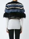 fur cropped jacket