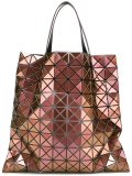 metallic geometric shopping bag