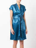 v-neck wrap dress