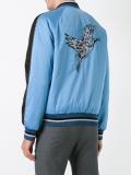 embroidered patch baseball bomber