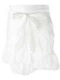 Aurora ruffled mini skirt