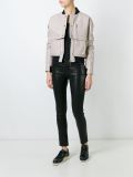 varnished bomber jacket 
