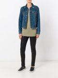 Raw edge knit jumper