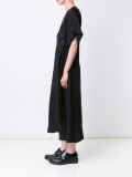 侧扣连衣裙