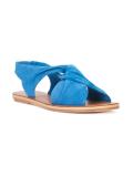 crossover front flat sandals