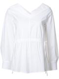 drawstring waist blouse 