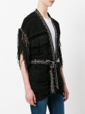 tie waist gilet