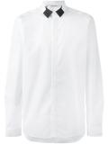geometric detail collar shirt