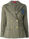 contrast jacket 