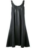 pleat shift dress