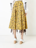 lace-up hem skirt 