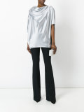 draped blouse