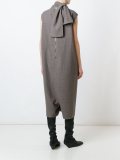 tie collar jumpsuit