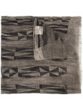 geometric pattern scarf