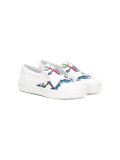printed slip-on sneakers 
