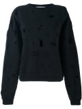 destroyed sweatshirt