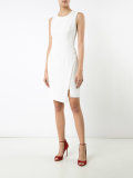 zipped trim dress 