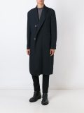 细条纹开合外套