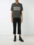 logo print polo shirt