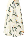 pineapple print skirt