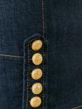 Livery denim mini skirt