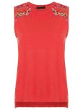 embroidered tank top