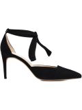 twisted strap pumps