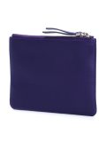 logo applique zipped pouch