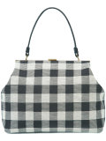 'Elegant' checked shoulder bag