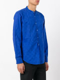 band collar shirt 