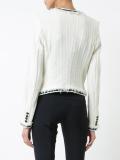 contrasting detail jacket