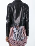 zip up biker jacket