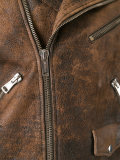 Golden biker jacket