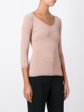 scoop neck jumper