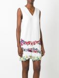 floral embroidery shift dress