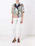 three-quarters sleeve padded jacket
