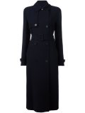 long belted trench coat