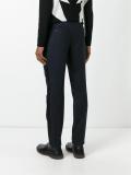 zigzag tonal pattern trousers