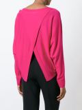open back sweater