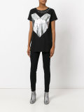 printed stud T-shirt 