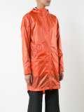hooded raincoat 