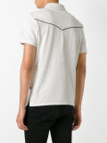 snake embroidered polo top