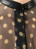 polka-dot sheer dress